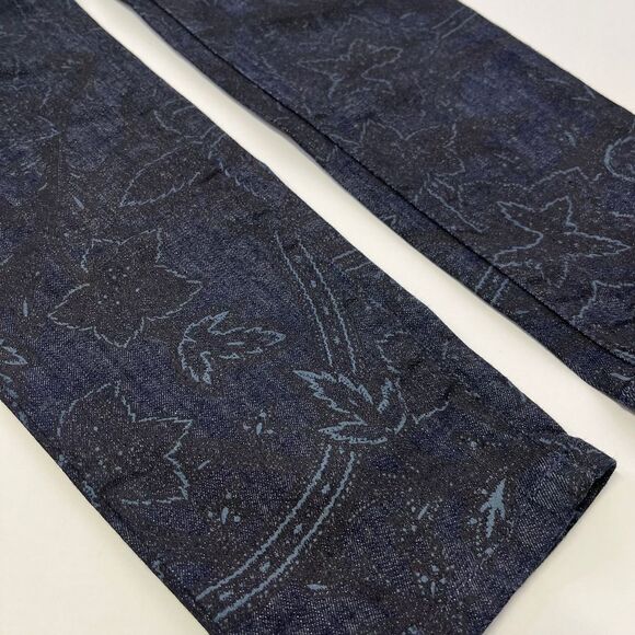 Talbots Heritage Slim Ankle Womens Patterned Skinny Jeans, Talbots Dark 482 - Picture 9 of 12